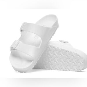 Birkenstock Arizona Lightweight EVA, Comfortable, Waterproof White Narrow 4.5